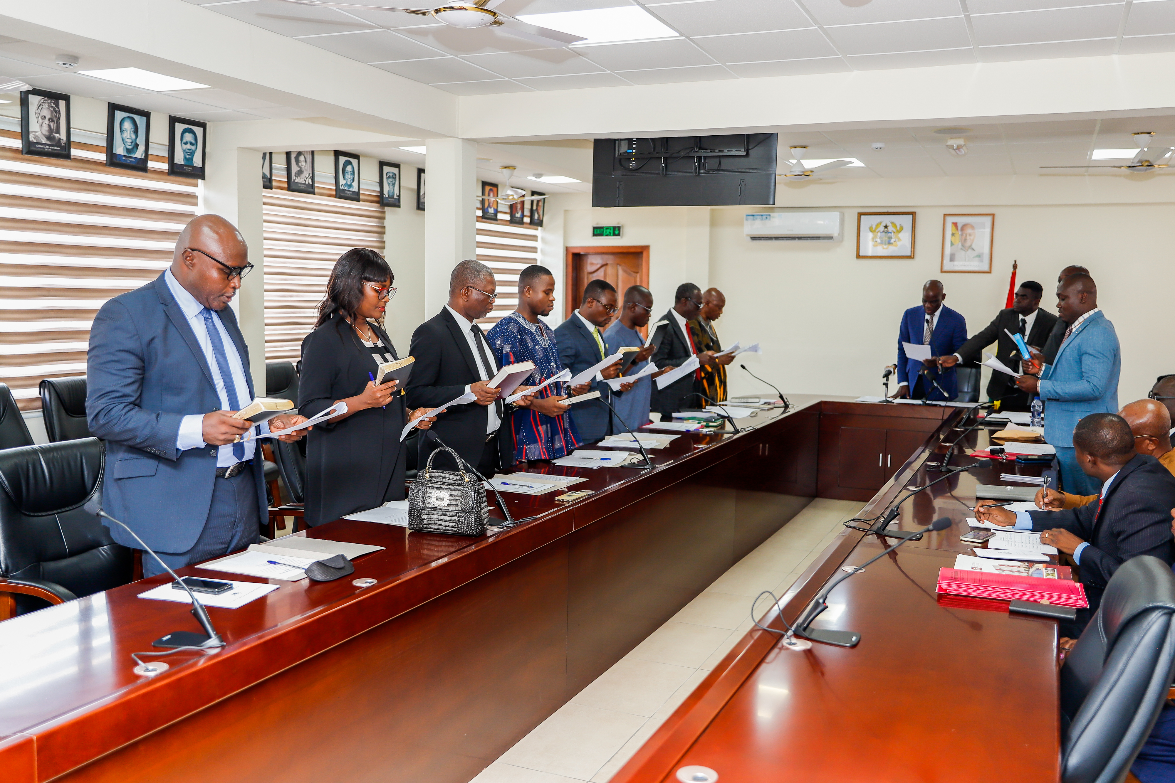Swearing in of Council members by the Minister of Education