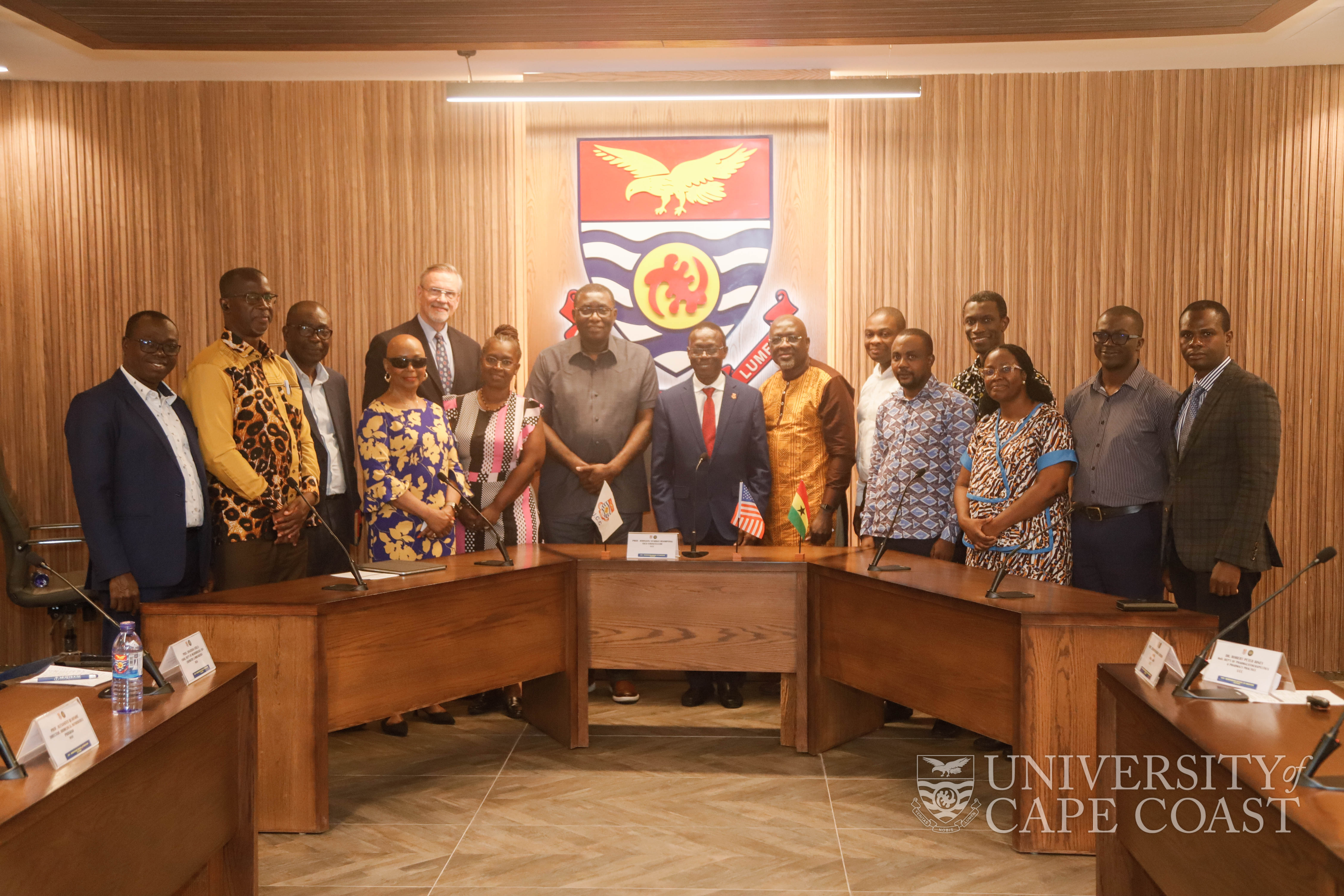 The delegation from MSM and UCC officials The delegation from MSM and UCC officials