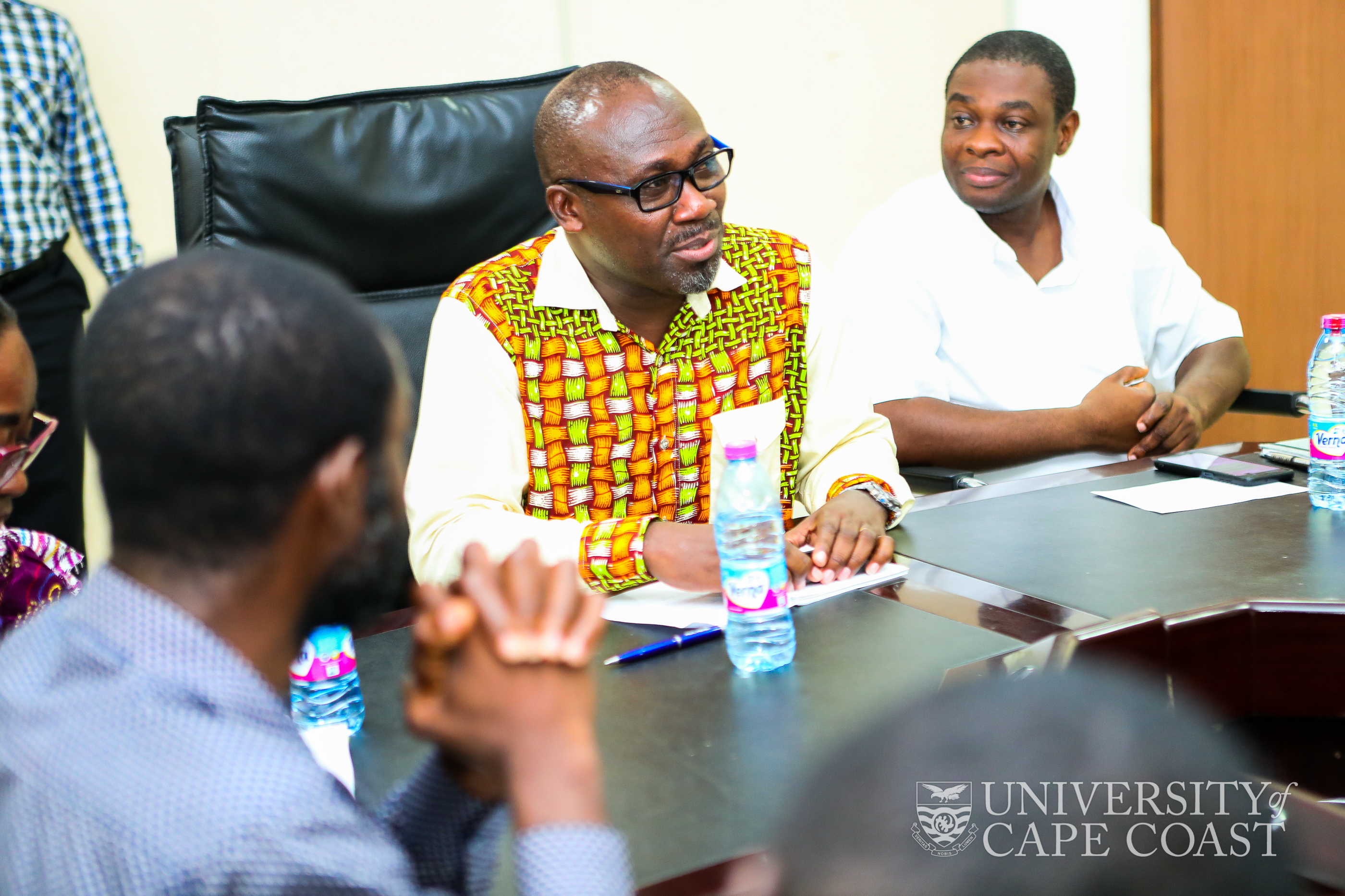 Prof. Denis W. Aheto speaking at the lecture
