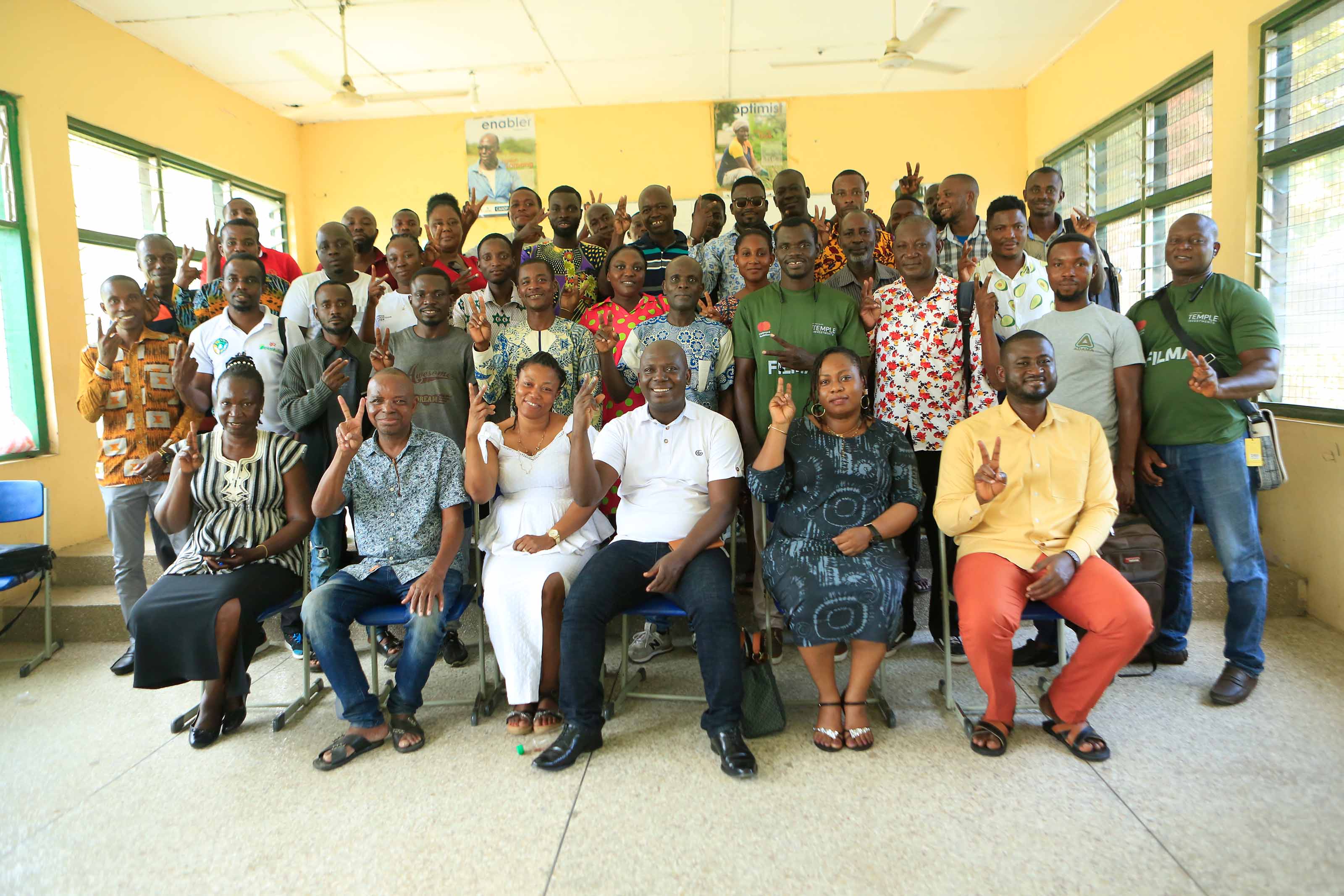 Participants from Adidome Farm Institute