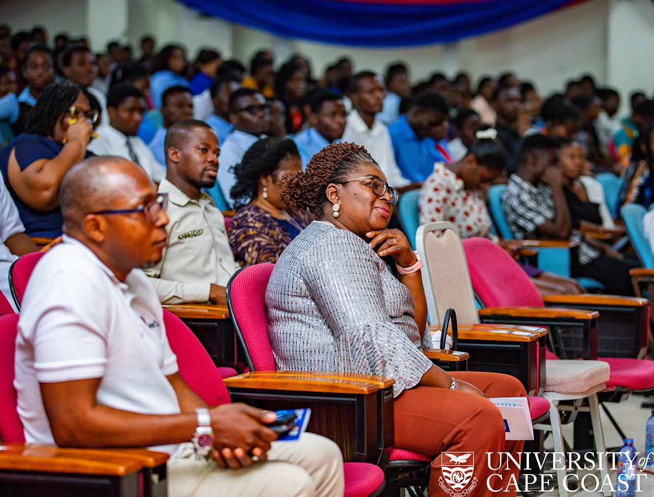 A section of faculty and students at the function