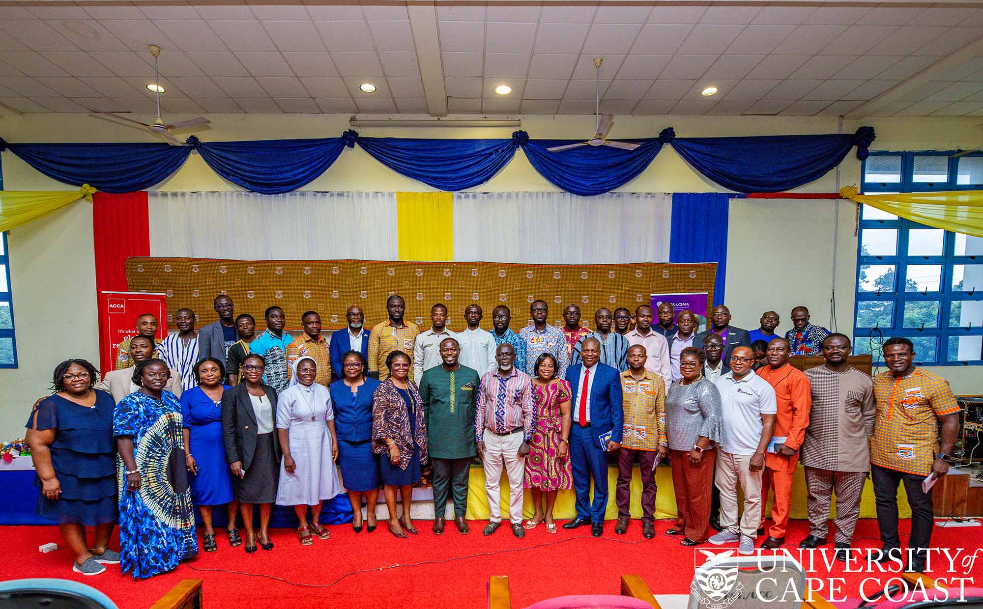 Faculty and stakeholders at the function