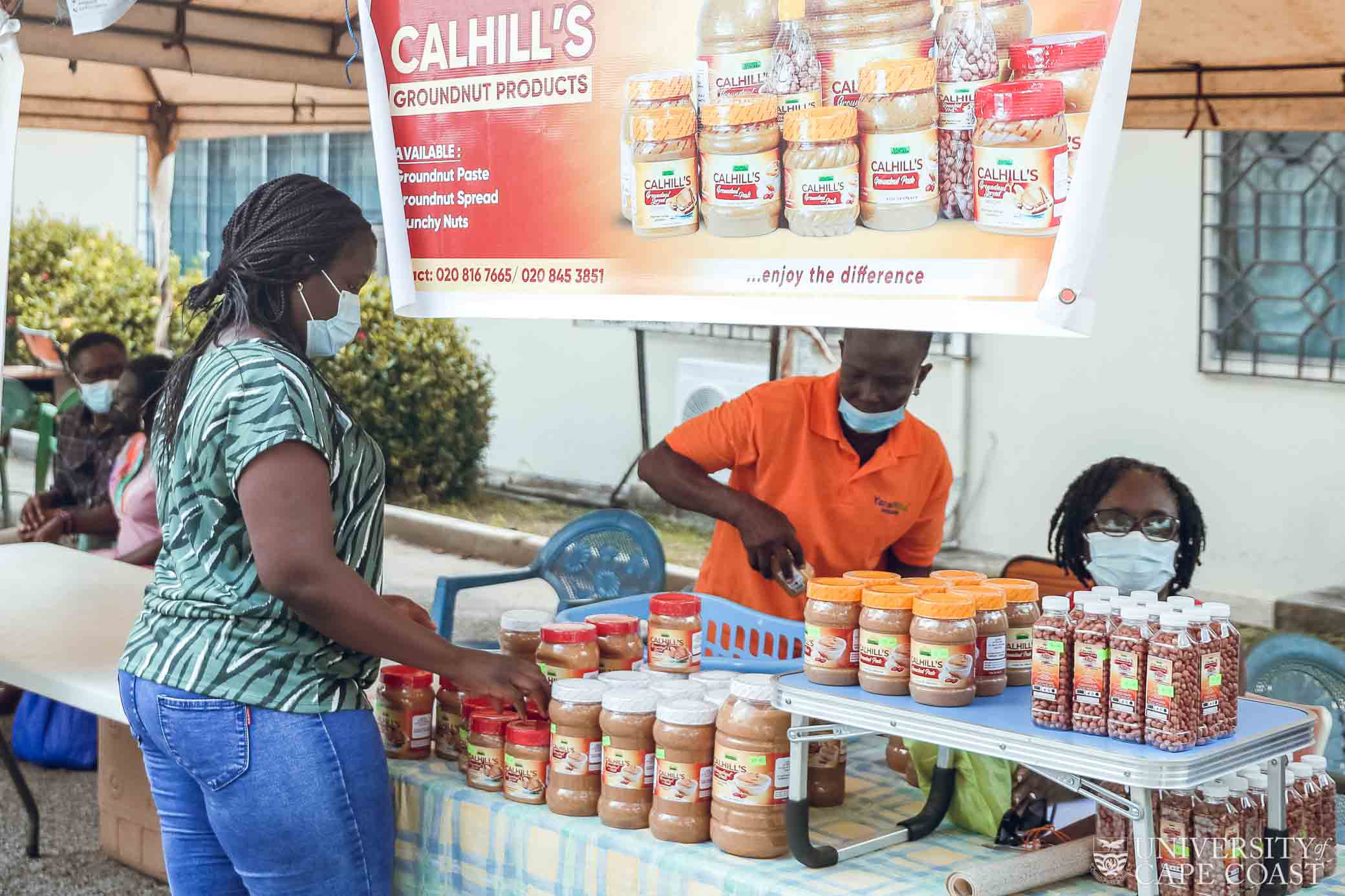 Products on sale at the Market