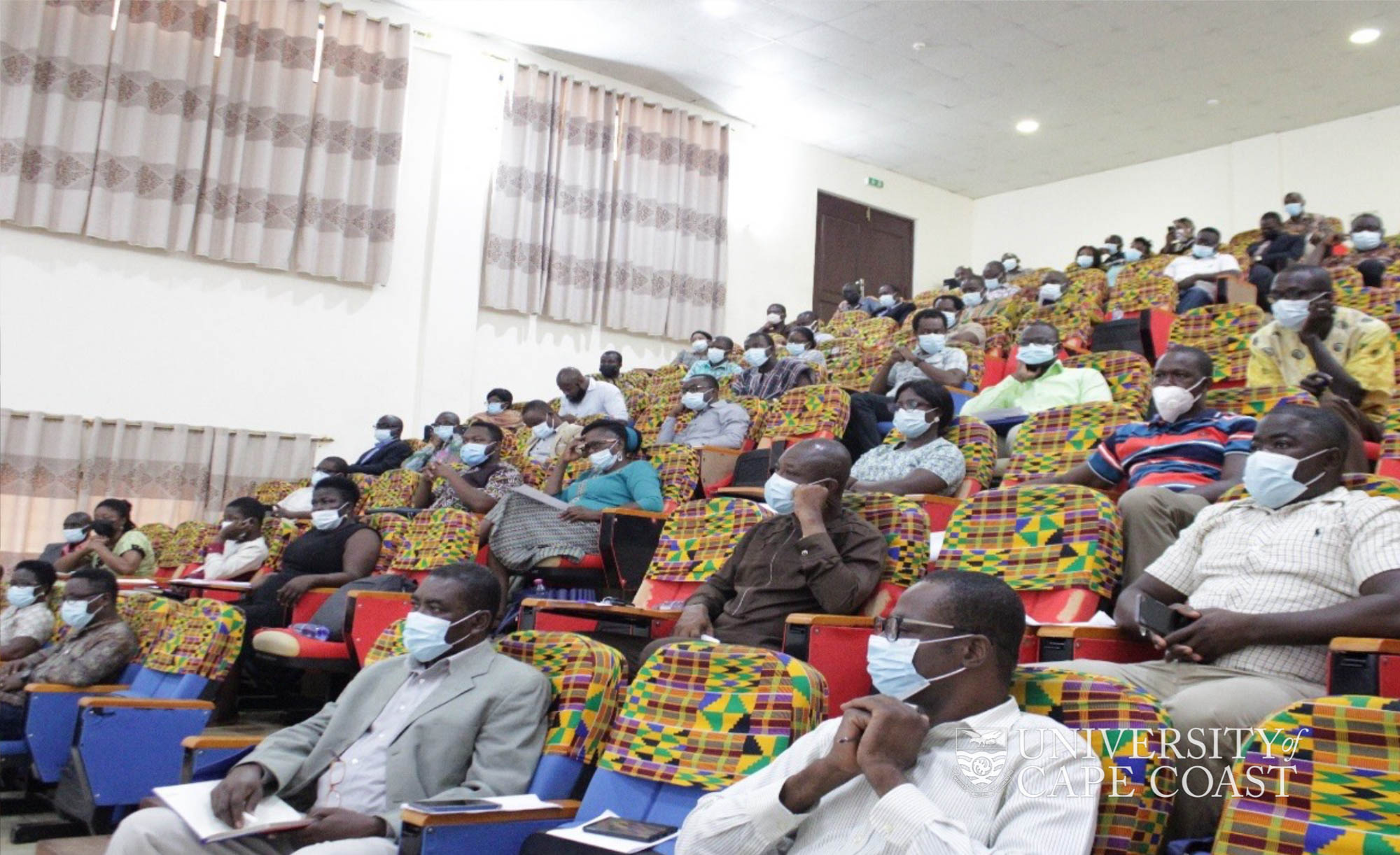 A section of the Examination Officers paying rapt attention to Lawyer Abbequaye’s presentations