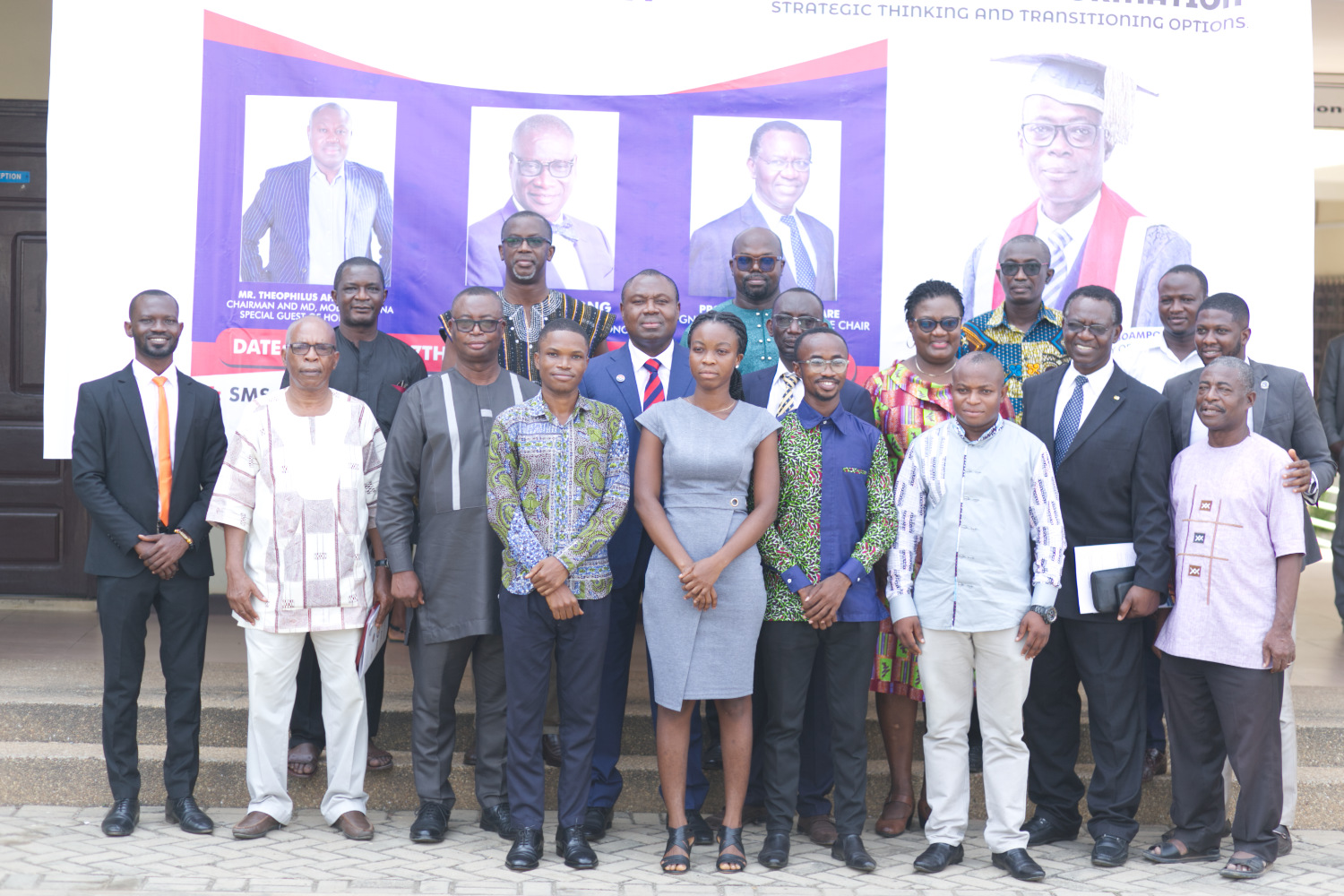 The award winners and some of the guests of honour with Prof. Omowumi O. Iledare in a group photo.