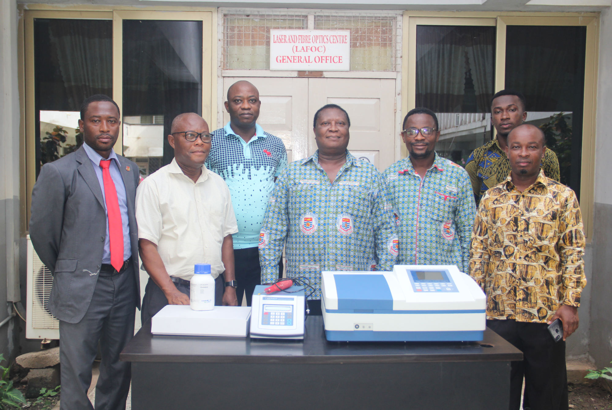 Handing over of the equipment