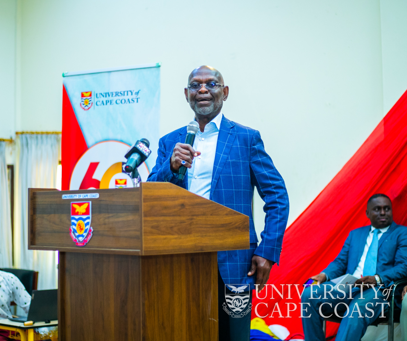 The guest of honour for the launch, a former Minister of Finance, Prof. Kwesi Botchwey