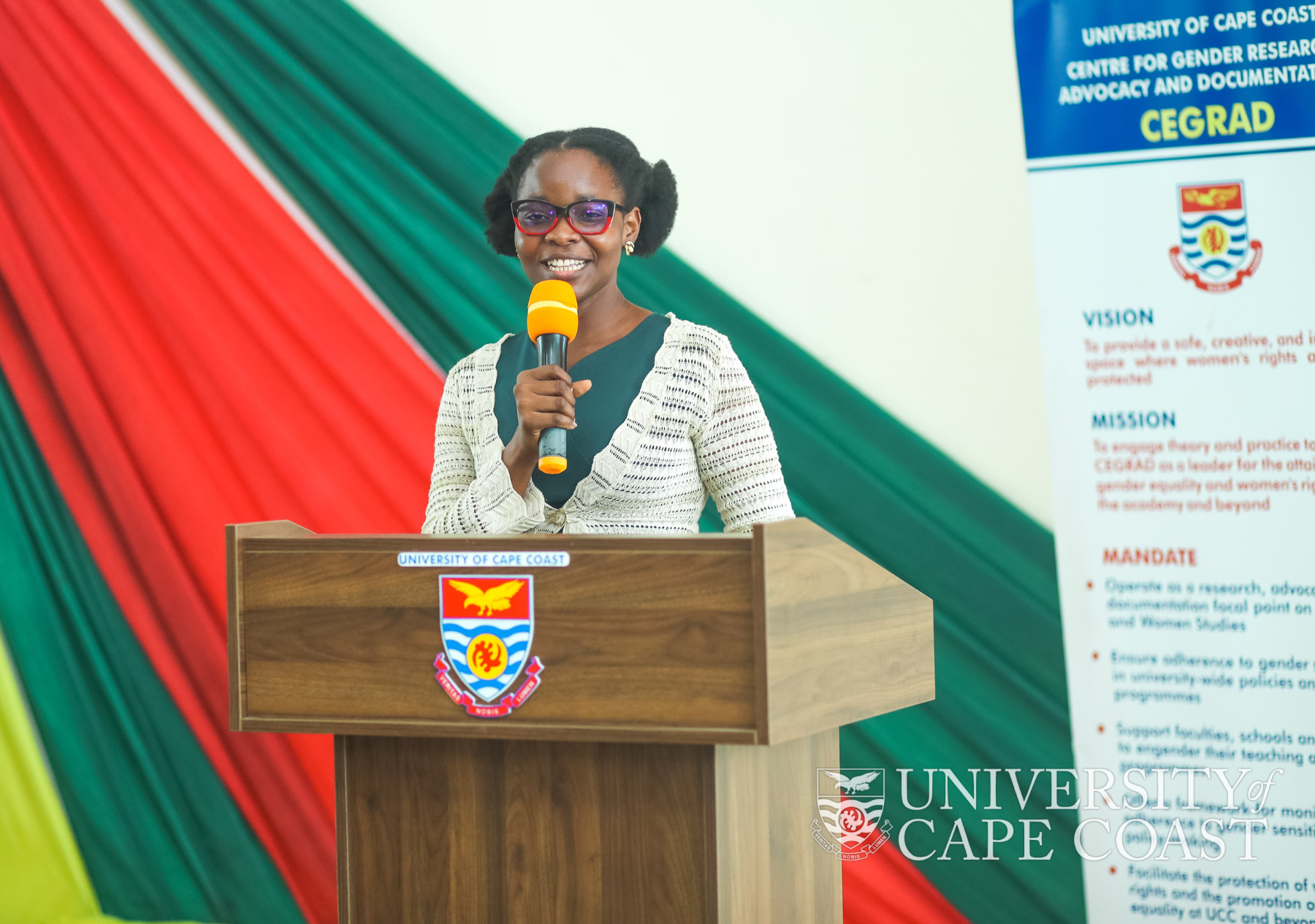 Keynoter at the forum, Dr. Michelle Naa Kordei Clottey