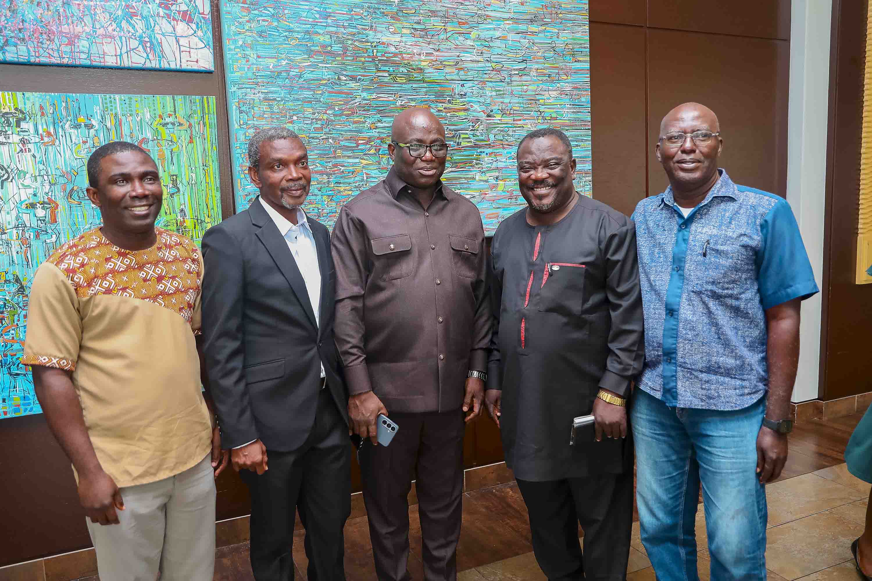 Minister of Agric with UCC Dean Minister of Agric with UCC Dean