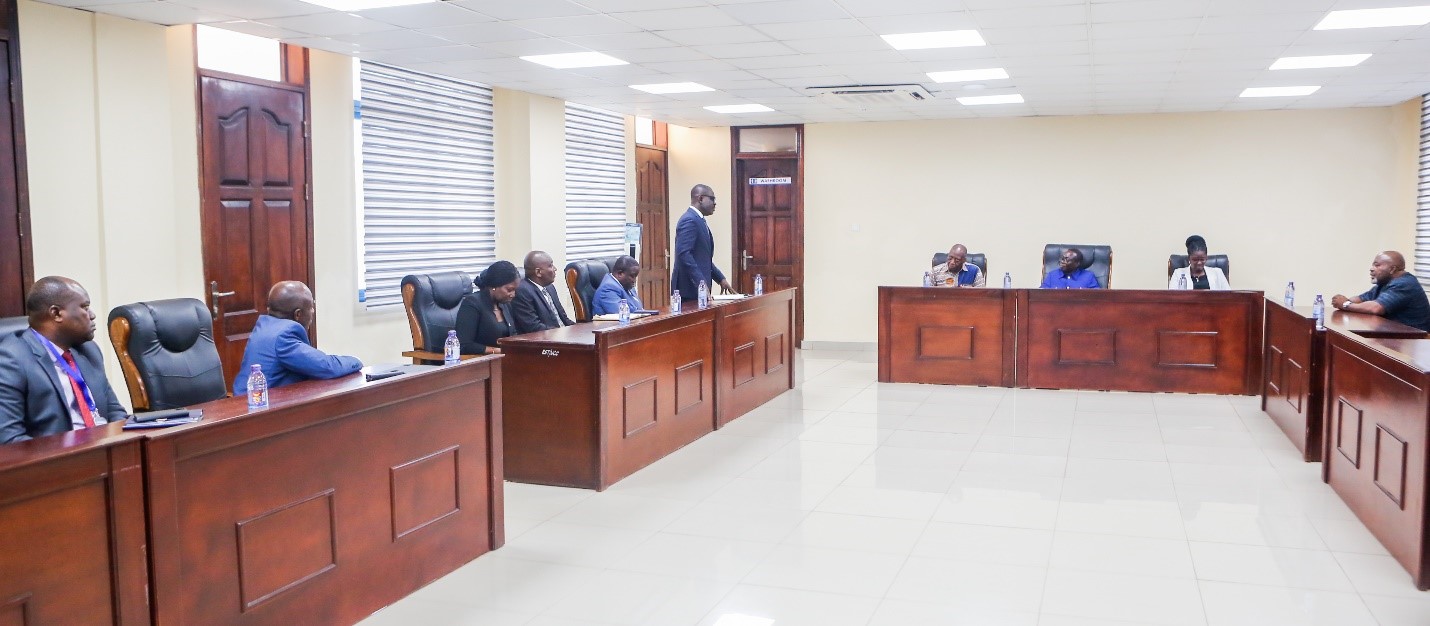 Mr. Bernard Appiah Gyebi speaking at the meeting