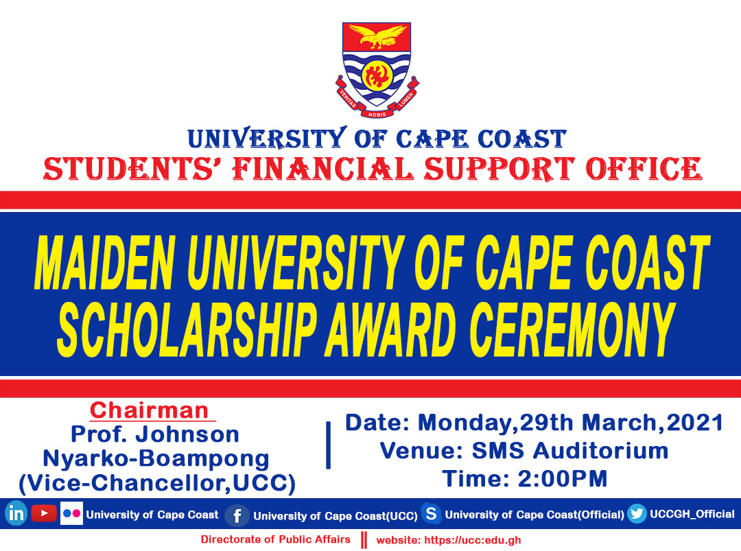 Maiden UCC Scholarship Awards Ceremony Maiden UCC Scholarship Awards Ceremony