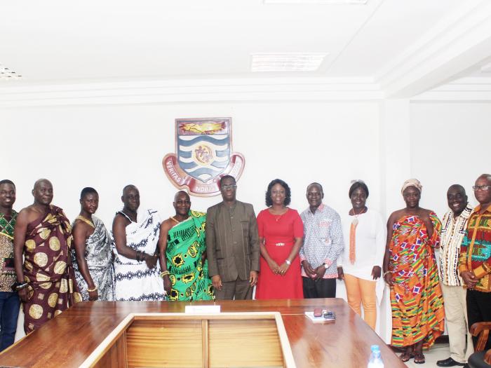 Delegation from Denkyira traditional council calls on vice-chancellor delegation from Denkyira traditional council calls on vice-chancellor