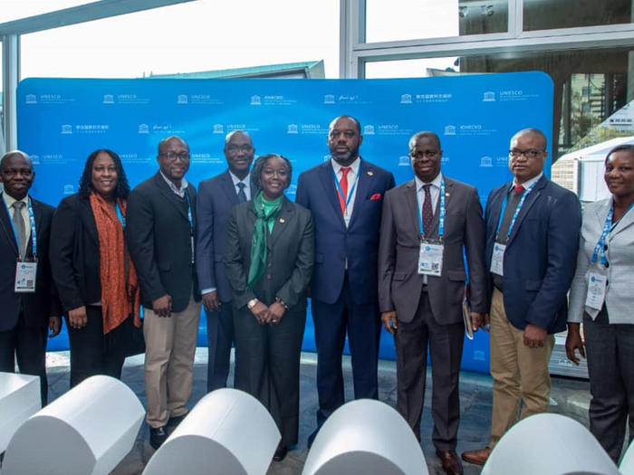 Minister with UCC team