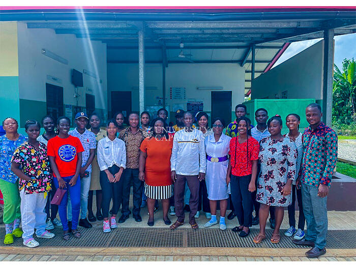 School of Pharmacy and Pharmaceutical Sciences provides community services  to Ekumfi District