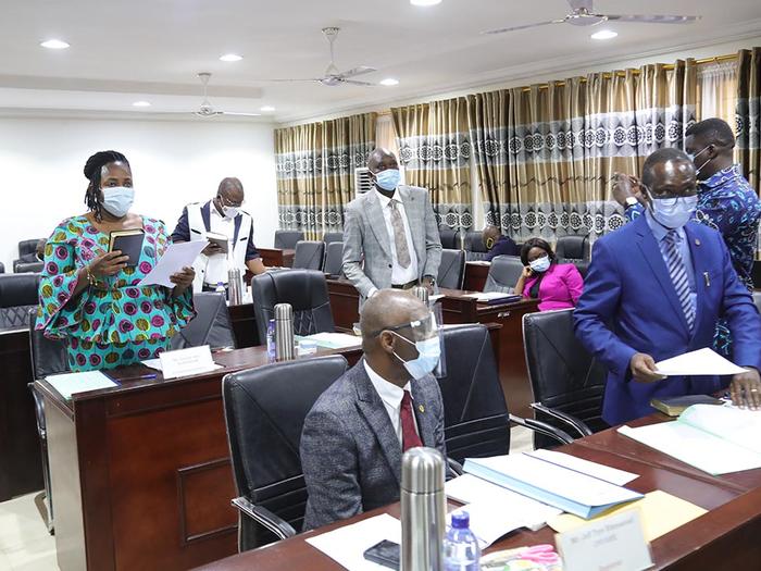 New Council Members swearing the oath of office