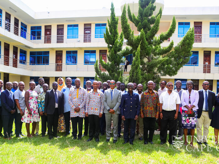  The MDC team with Management and faculty of UCCSMS