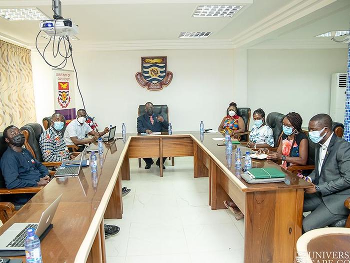 Middle: Prof. Frederick Ato Armah, Director-DRIC; From Right: Prof. Philip Antwi-Agyei, Director-OGR