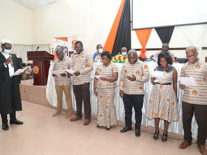 Swearing in of executives