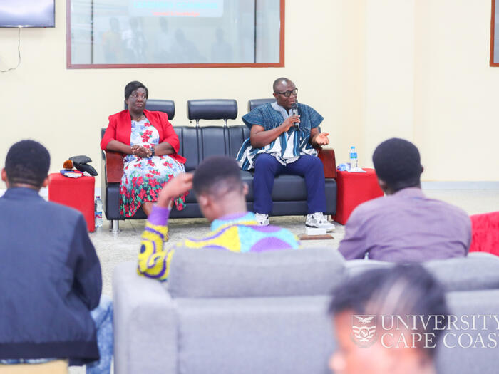 Mrs. Paulina Afful-Yeboah and Prof. Peter Kojo Grant (Human Books for the programme)