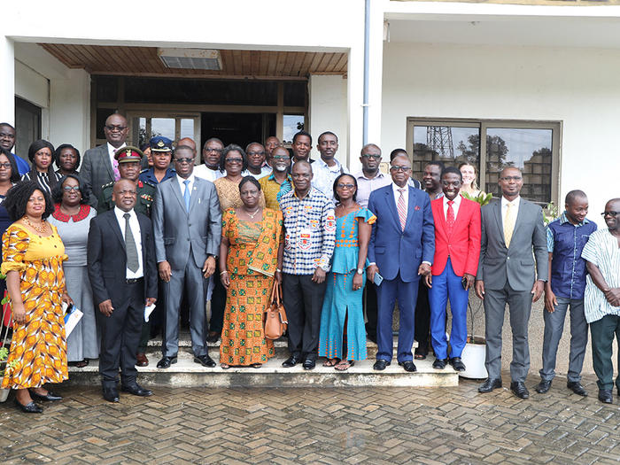 The Vice-Chancellor with the Affiliate Institutions