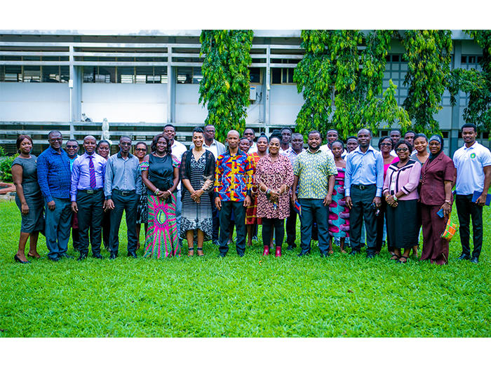 a group photo after the meeting