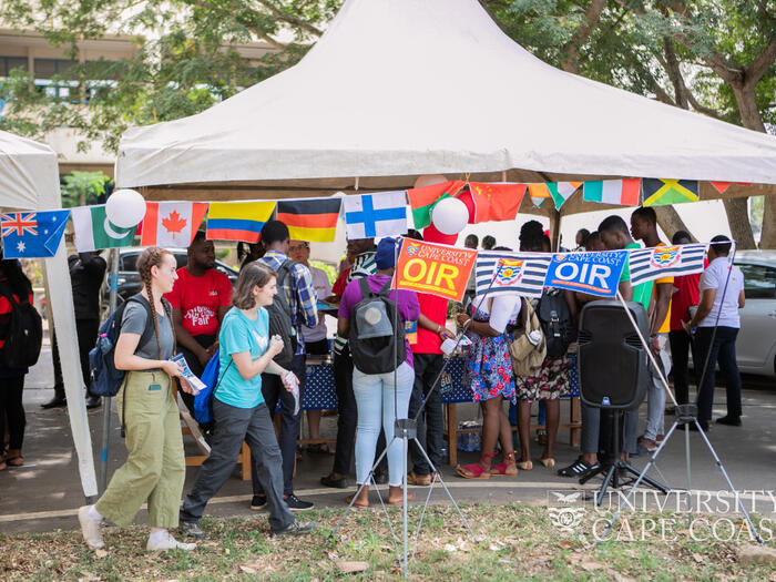 Students at the Study Abroad Fair Students at the Study Abroad Fair
