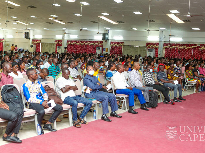Sandwich students at the orientation