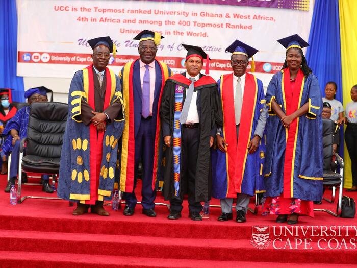 Indian High Commission pose with Principal Officers of UCC