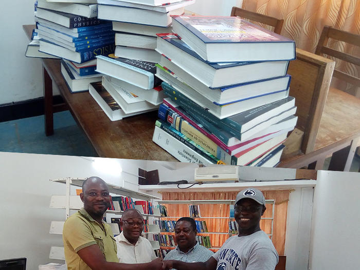 Presentation of Books to the Department of Physics