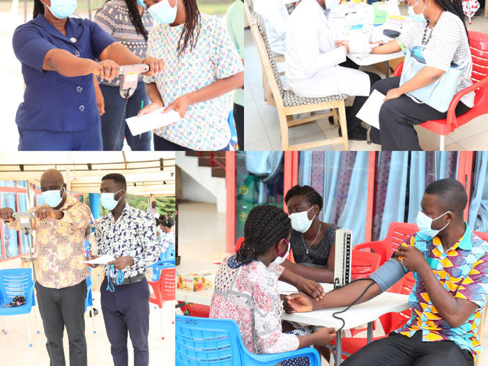 Scenes from the health screening heath screening