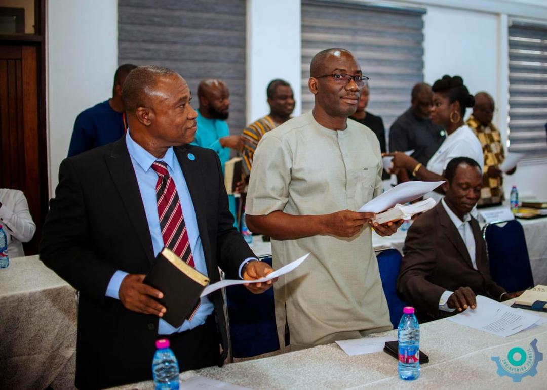 Prof. RS Amoah swearing in